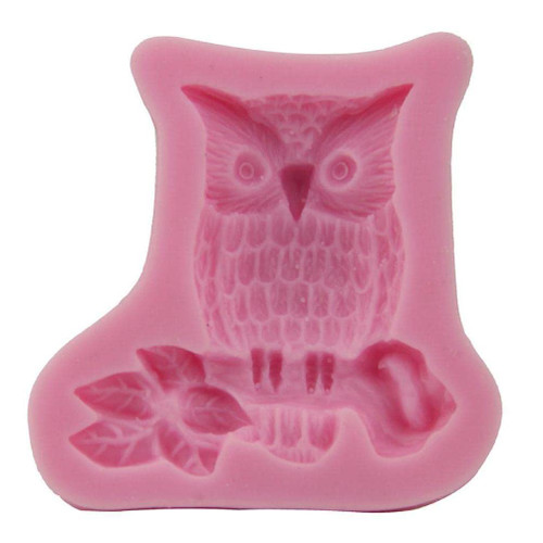 Fondant Mould Soap Molds Cake Mold Baking Moulds 3D Owl Shaped Silicone Material Silicone Fondant Molds