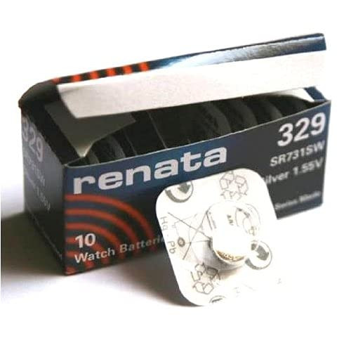 Renata 1 X 329 Swiss Made Lithium Coin Cell Battery Sr731Sw