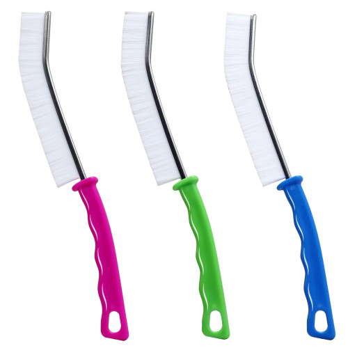 Crevice Cleaning Brush,3 Pack Upgraded Hard Bristle Crevice Gap Cleaning Brush,Crevice Cleaning Tool,Small Crevice Brush for Kitchen Bathroom Tiles Window Track - Non Slip and Multicolor Crevice Cleaning Brush,3 Pack Upgraded Hard Bristle Crevice Gap Cleaning Brush,Crevice Cleaning Tool,Small Crevice Brush for Kitchen Bathroom Tiles Window Track - Non Slip and Multicolor