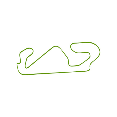 Circuit de Barcelona-Catalunya Track Map 6" Vinyl Sticker Car Decal (6" Lime)