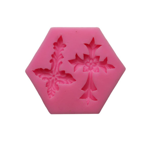 Flower Shape Cross Cake Molds Cross Fondant Chocolate Mold Silicone Soap Mold for Decorating Cakes, Chocolate, Candy Flower shaped cross cake mold