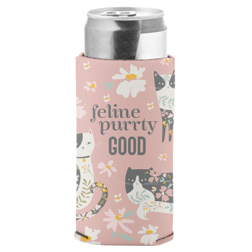 Karma Slim Can Cooler, One size, Cat