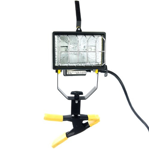 Sunlite 04371-SU QF150 150-watt Q150/T3 Clamp On Halogen Work Lamp