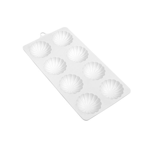 8-cavity Semicircular Petals Silicone Mould Fondant Chocolate Mold Cake Baking Tools For DIY Mousse Jelly Puddings Mousse Cake Mold Kitchen Baking Supplies 8-cavity Semicircular Petals Silicone Mould Fondant Chocolate Mold Cake Baking Tools For DIY Mousse Jelly Puddings Mousse Cake Mold Kitchen Baking Supplies
