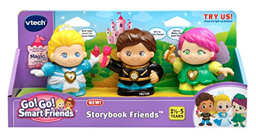 VTech Go! Go! Smart Friends Storybook Friends - Prince Hector, Princess Robin and Fairy Misty (3 Pack)