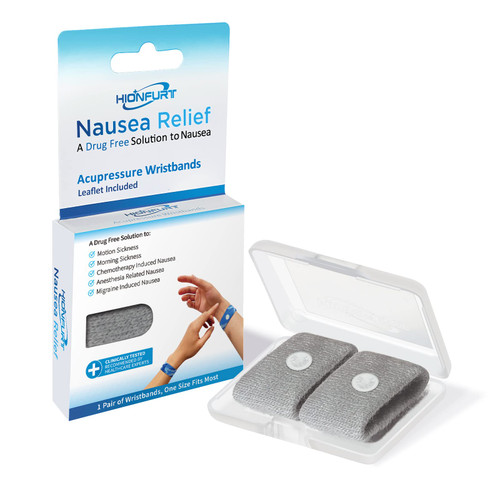 Hionfurt Motion Sickness Bands Anti Nausea Wristband for Adult and Kids Morning Sickness Relief for Pregnant Women Acupressure Nausea Relief for Car, Sea, Air Sickness - 1 Pair Random Color Hionfurt Motion Sickness Bands Anti Nausea Wristband for Adult and Kids Morning Sickness Relief for Pregnant Women Acupressure Nausea Relief for Car, Sea, Air Sickness - 1 Pair Random Color