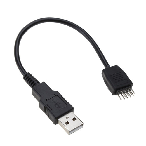 AOOOWER Motherboard Internal USB Hub 9pin USB Header Male 1 to Type A Male Motherboard Extension Cable USB HUB Connector Adapter Motherboard Adapter Cable