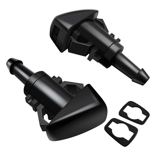 2 Pack Premium Front Windshield Washer Nozzles by Weuaste, Windshield Washer Nozzle Replacement for Chrysler, Dodge, Jeep, Ram, Windshield Nozzle Spray Jet Kit Replaces OEM #: 4805742AB, 5116079AA 2 Pack Premium Front Windshield Washer Nozzles by Weuaste, Windshield Washer Nozzle Replacement for Chrysler, Dodge, Jeep, Ram, Windshield Nozzle Spray Jet Kit Replaces OEM #: 4805742AB, 5116079AA