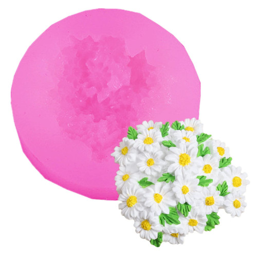 Daisy Flower Silicone Soap Mold Candle Mold Fondant Chocolate Candy Cake Decorating Mould Resin Clay Baking Pastry Tools