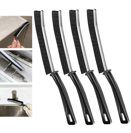 4PCS Gap Cleaning Brush, Crevice Cleaning Brush, Bathroom Gap Cleaning Brush, Dead Corners Multifunctional Brushes Window and Door Gap Cleaning Window Groove Cleaning Brush