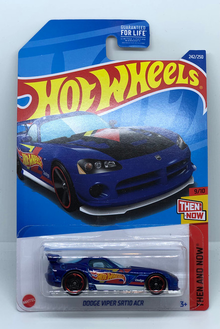 Hot Wheels 2022 - Dodge Viper SRT10 ACR - Then and Now 9/10-242/250 - Mint/NrMint - Ships Bubble Wrapped in a Box Hot Wheels 2022 - Dodge Viper SRT10 ACR - Then and Now 9/10-242/250 - Mint/NrMint - Ships Bubble Wrapped in a Box