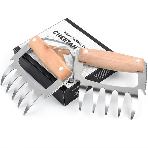 5 In 1 Meat Shredder Claws, Bear Claws for Shredding Meat, Meat Claws for Shredding Meat Shredder Tool, Bear Claws Meat Grinder Chicken Shredder Tool, Kitchen Gadgets Grilling BBQ Accessories (2pcs)