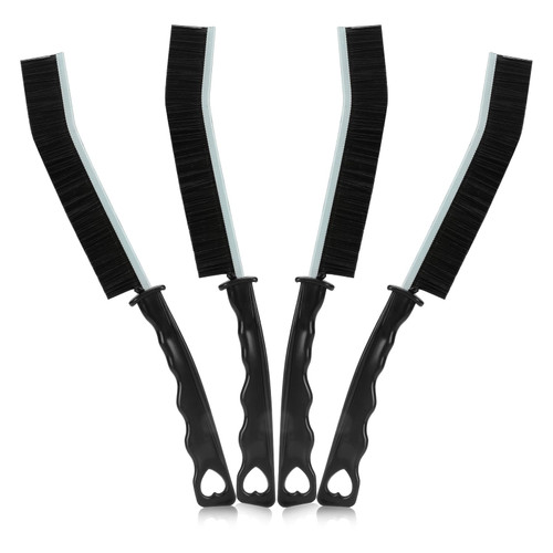 4 Pcs Crevice Gap Cleaning Brush?Hard Bristle Crevice Cleaning Brush?Multifunctional Gap Cleaning Brush Tool?Crevice Cleaning Tool for Kitchen Bathroom?Dead-Angle Brush for Window and Door Tile