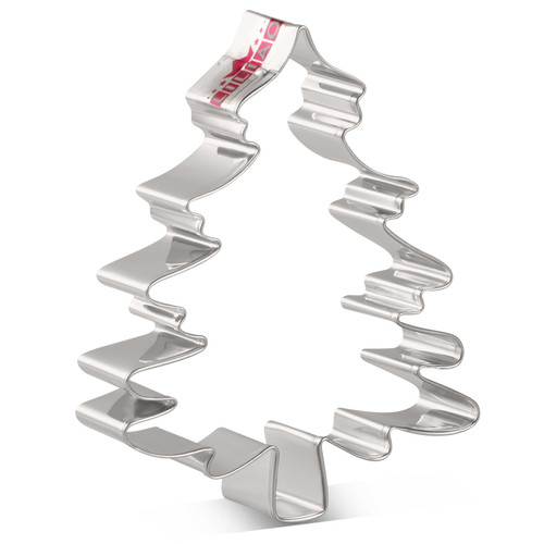 LILIAO Christmas Tree Cookie Cutter, 4.3 inches, Stainless Steel, by J.Cookies