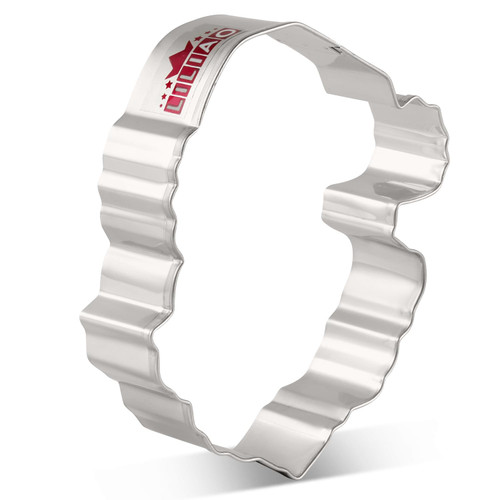 LILIAO Christmas Santa Face Cookie Cutter, 2.9 x 3.7 inches, Stainless Steel