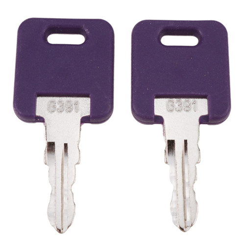 DVPARTS 2X RV Camper Keys G391 Compatible with Global Link Global Link, Fastec, Bauer, Lippert Components RV Standard Baggage Purple