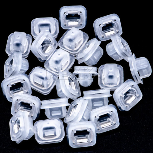 Rexka 25pcs Interior Trim Moulding Door Retainer Trim Finisher Clips E46 E90 E91 X5 Compatible with BMW E46 E90 E91 E92 320i 323i 325i 328i 330i M3 X5 E53 07149158194
