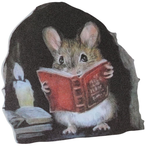 5 Pieces 3D Mouse Hole Wall Stickers, Mouse Hole Reading Book Wall Decal Unique Sticker for Home Indoor Outdoor Wall Decoration Mouse Wall Sticker