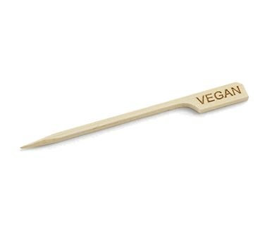 TableCraft Products BAMP35VG Bamboo Paddle Pick, Vegan, 3.5" (Pack of 100)