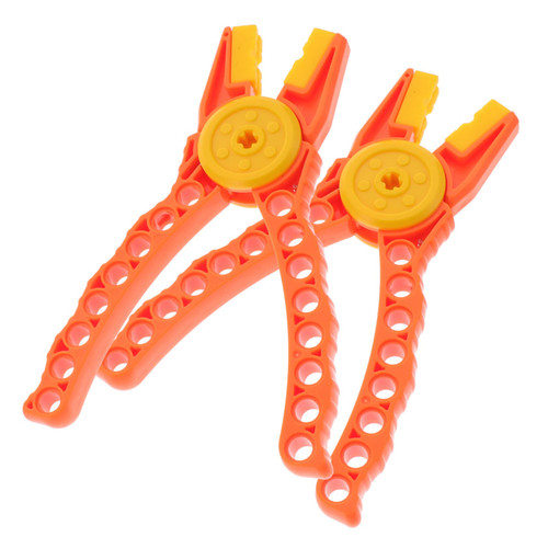 Alipis 2pcs Building Block Remover Building Brick Part Building Block Accessory Brick Tool Building Blocks Tool Brick Separator Tool Finger Grips Toys Block Pliers Abs Child Multifunction