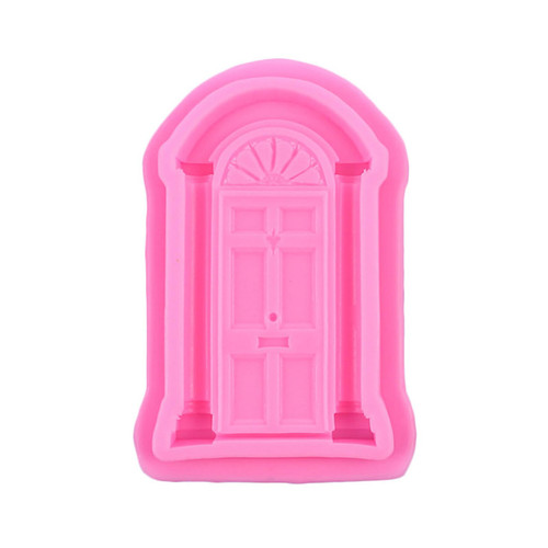 Silicone Chocolate Door Frame Window Fondant Cake Candy Biscuits Moulds DIY Baking Decorating Tools For Dessert Cake Cake Baking Tools