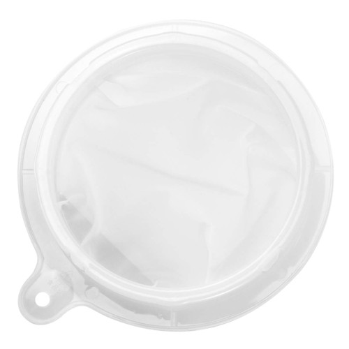 Hemoton funnel with mesh strainer plastic funnel with strainer funnel filter liquid funnels food strainer filter sediment strainer mesh food filter funnel for flasks wine leak white Metal