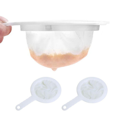 Food StrainersFine Nylon Mesh Strainer Nylon Mesh Filter Spoon Milk Yogurt Filter for Soy Milk Coffee Kitchen Supply 100+200+400 Mesh 3PCS Food StrainersFine Nylon Mesh Strainer Nylon Mesh Filter Spoon Milk Yogurt Filter for Soy Milk Coffee Kitchen Supply 100+200+400 Mesh 3PCS