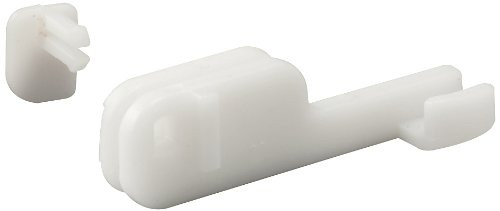 Prime-Line M 6090 Shower Door Bottom Guide, Nylon,(Pack of 2)
