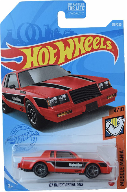 Hot Wheels '87 Buick Regal GNX, [red] Muscle Mania 4/10