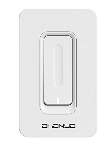 Dimmer Light Switch,WiFi Smart Dimmer Light Switch, Wall Dimmer Switch, Timing Switch Compatible with Alexa, Google Home Touch,Alexa Dimmer switch