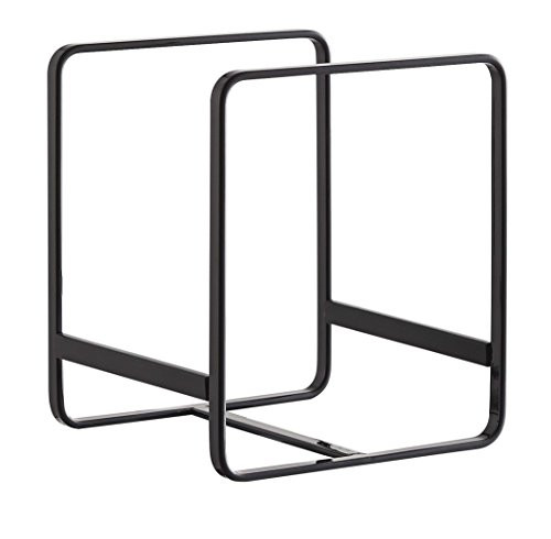 YAMAZAKI home 2271 Tower Dish Organizer, Small, Black