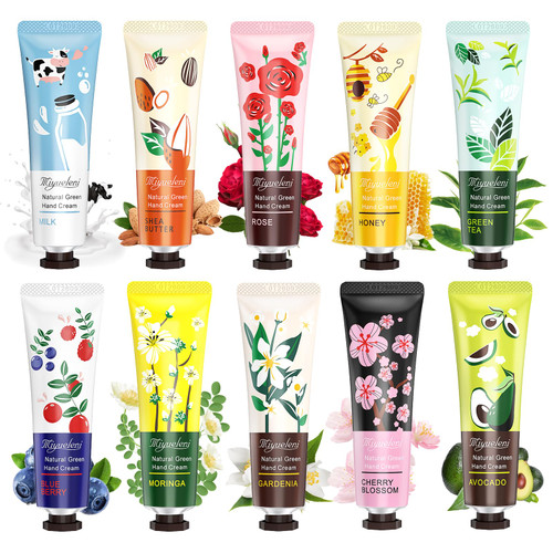 10 Pack Hand Cream for Dry Cracked Hands,Natural Plant Fragrance Mini Hand Lotion Moisturizing Hand Care Cream Travel Size Hand Lotion for Dry Hand Gift Set for Mom, Mothers Day Gifts for Women 10 Pack Hand Cream for Dry Cracked Hands,Natural Plant Fragrance Mini Hand Lotion Moisturizing Hand Care Cream Travel Size Hand Lotion for Dry Hand Gift Set for Mom, Mothers Day Gifts for Women