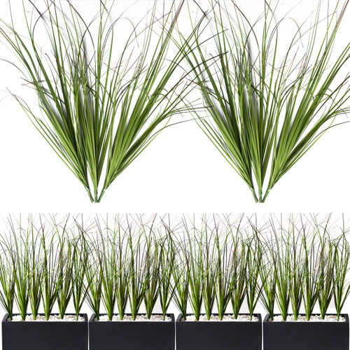 MISSWARM 6PCS Artificial Grass Plant, Artificial Shrubs Wheat Grass, Artificial Greenery Stems Fake Weed for Room Indoor Home Decor, Artificial Tall Grass Artificial Plants for Outdoor Decor MISSWARM 6PCS Artificial Grass Plant, Artificial Shrubs Wheat Grass, Artificial Greenery Stems Fake Weed for Room Indoor Home Decor, Artificial Tall Grass Artificial Plants for Outdoor Decor