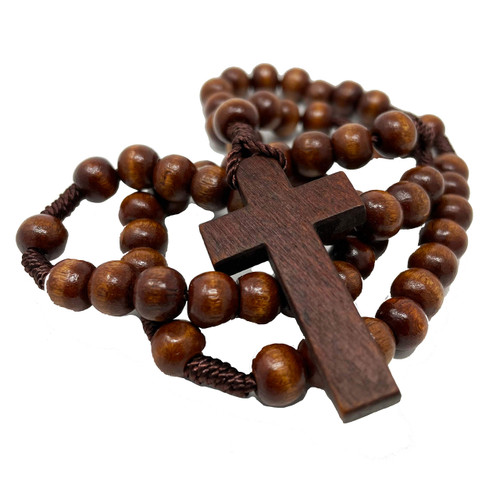Faithful Catholic Wooden Rosary - Rosary Beads Catholic for Men - Rosarios Catolicos Para Hombre (Wood Dark Brown) Faithful Catholic Wooden Rosary - Rosary Beads Catholic for Men - Rosarios Catolicos Para Hombre (Wood Dark Brown)