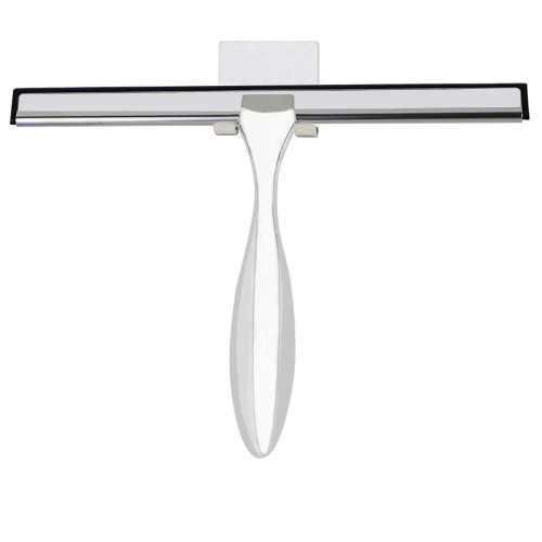 Shower Squeegee for Glass Doors, Window Squeegee, All-Purpose Glass Squeegee for Shower Doors Mirror Tile Car Window, Non-Slip Handle, 10 Inches