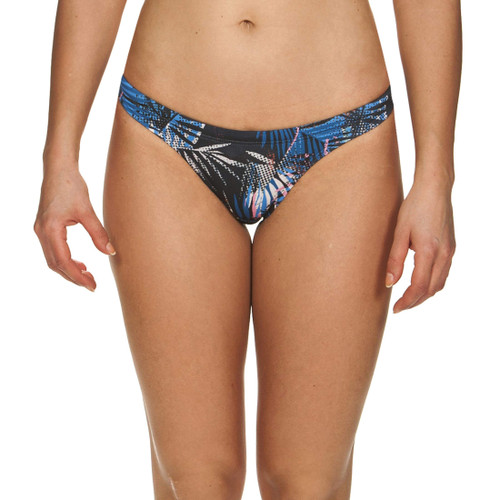 Arena mens Floral Allover Maxlife Bikini Bottom Swimsuit, Navy - Multi, 32 US