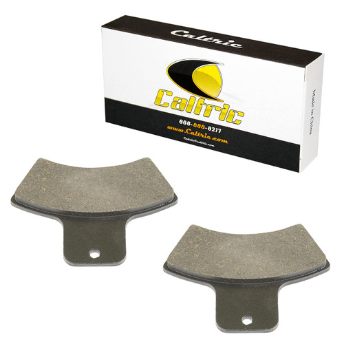 Caltric Rear Brake Pads Compatible with Polaris Scrambler 500 4X4 1998 1999 2000 2001 2002 03 04 Rear Brakes