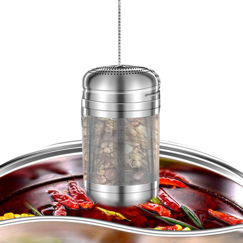 Tea Infuser, Stainless Steel Herbal Infuser for Cooking, Easy to Hang Herbal Tea Infuser, Tea Strainers with Extra Fine Mesh, Loose Tea Leaves for Black Tea, Rooibos, Iced Tea, Etc.
