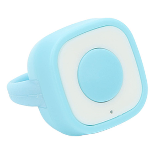 Bluetooth Button Clicker, TikTok Video Scrolling Ring, Camera Shutter Remote, for Kindle Remote Page Turner, for iOS, for Android, for Camera Shutter (Blue)