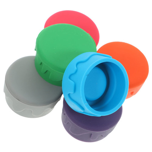 BESTonZON 6pcs Wine Stoppers Silicone Wine Bottle Caps Beverage Corks Beer Bottle Cap Hat Cover Wine Sealer Covers for Beverage Beer Drinking Syrup Kitchen BESTonZON 6pcs Wine Stoppers Silicone Wine Bottle Caps Beverage Corks Beer Bottle Cap Hat Cover Wine Sealer Covers for Beverage Beer Drinking Syrup Kitchen