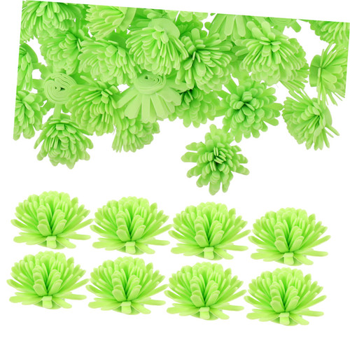 IMIKEYA 100pcs Aromatherapy Flowers Flower Rattan Reed Fake Flower Mini Sola Wood Flower Bathroom Diffuser DIY 3D Flower Small Plants Cute Oil Diffuser Essential Oil or Office Artificial
