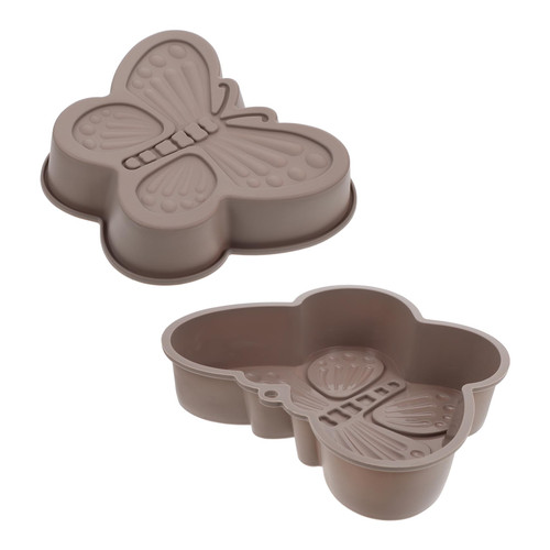 KJHBV 2pcs Butterfly Cake Mold Ornament Molds Silicone Baking Molds Non- Stick Cheesecake Pan Chocolate Fondant Cake Molds Mousse Cake Molds Cookie Silica Gel 3d Epoxy Mold Household