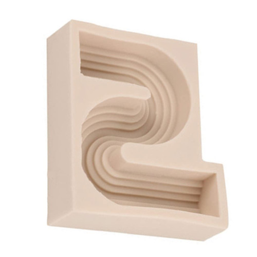 Candle Mould 3D Geometric Shape Wax Craft Making Silicone Mold for DIY Scented Candle Soap Style1 Candle Mould