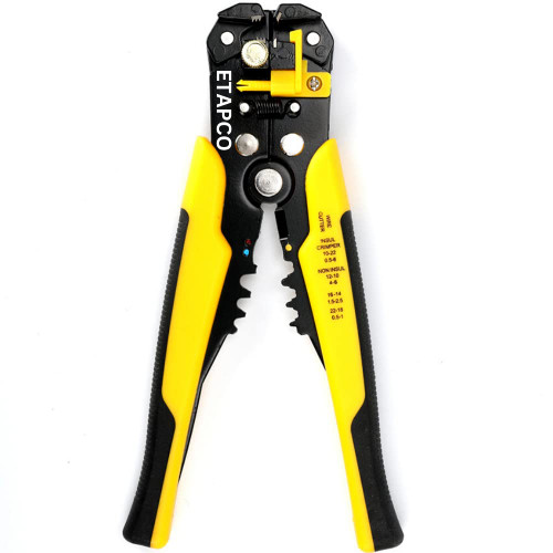 Wire Strippers | Wire Strippers | Wire Stripper Tool |Wire Strippers Electrical Terminal Wire Crimper and Wire Cutters Plier 3 in 1 Hand Tool Cable Stripper for Adjustable Rotary Switch Self Adjusting