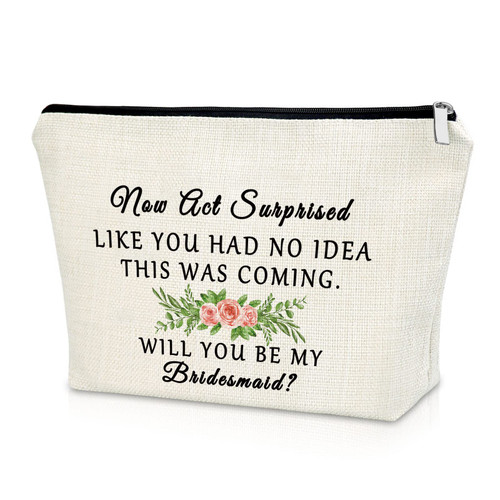 Sazuwu Bridesmaid Gift From Bride Bridesmaid Proposal Gifts Makeup Bag Wedding Gifts for Maid of Honor Bachelorette Party Gifts Cosmetic Bag Bridal Party Gifts Engagement Gifts Cosmetic Travel Pouch Sazuwu Bridesmaid Gift From Bride Bridesmaid Proposal Gifts Makeup Bag Wedding Gifts for Maid of Honor Bachelorette Party Gifts Cosmetic Bag Bridal Party Gifts Engagement Gifts Cosmetic Travel Pouch