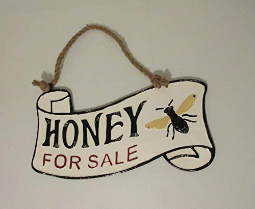 Farmhouse Honey for Sale Sign - Farmer's Market Embossed Sign