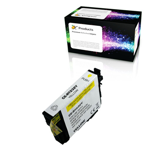 OCProducts Remanufactured Ink Cartridge Replacement for Epson 232 Yellow for Workforce WF-2930 WF-2950 Expression Home XP-4200 XP-4205