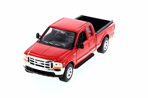 Welly 1999 Ford F350 Pickup Truck 1/24 Scale Diecast Model Car Red