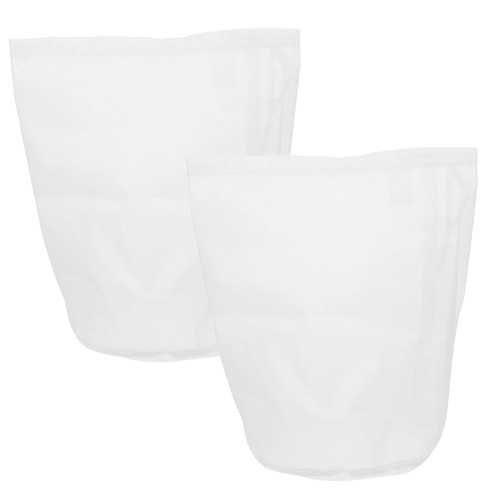 FUNOMOCYA 2pcs Cylindrical Filter Bag mesh Bag for nut Milk Filter Bag for Wine nut Milk Bag fine mesh Strainer Bag Food Strainer Bags mesh Bag for Filter Coffe Filter Coffee Strainer White