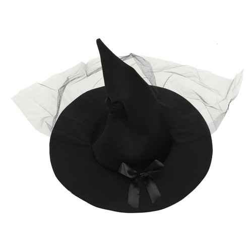 JOINPAYA bow wizard hat masquerade wizard cap witch costume accessories for women witch hats for women hats for women cosplay witch hat witch hair hoop women's bow tie comfortable Mesh